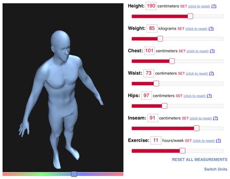 3D Body Visualizer